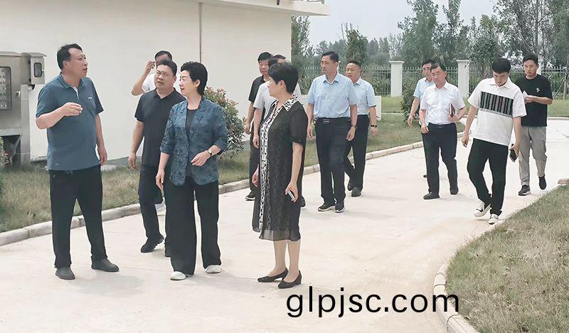 熱烈歡迎各領導視詧我司承建的(de)桺河及儸崗汚水處(chu)理廠項目